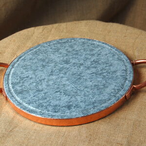 Bistecchiera in pietra ollare rotonda diametro 30cm